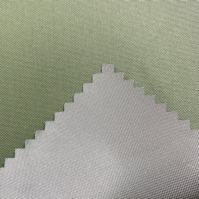 Itim na Patong na Polyester Tent na Tela Fabric
